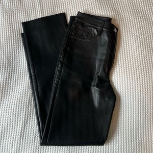 Aritzia Melina Leather Pant
